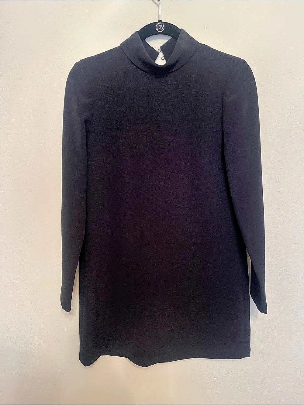Zara Long Sleeve Tunic Top in Black Size Medium